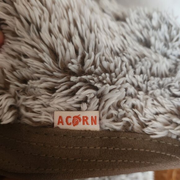 Acorn Women's Plush Ankle Booties - Cream and Brown - Picture 3 of 5